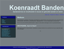Tablet Screenshot of koenraadtbanden.com